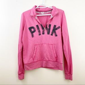Victoria’s Secret PINK 1/4 Zip Hoodie Size S
